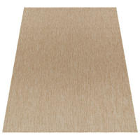 TEPPICH Kurzflor Unifarben Wohnzimmer schmutzabweisend Beige Rechteckig 200x280 - Beige, Textil (200/280cm) - KADIMA DESIGN