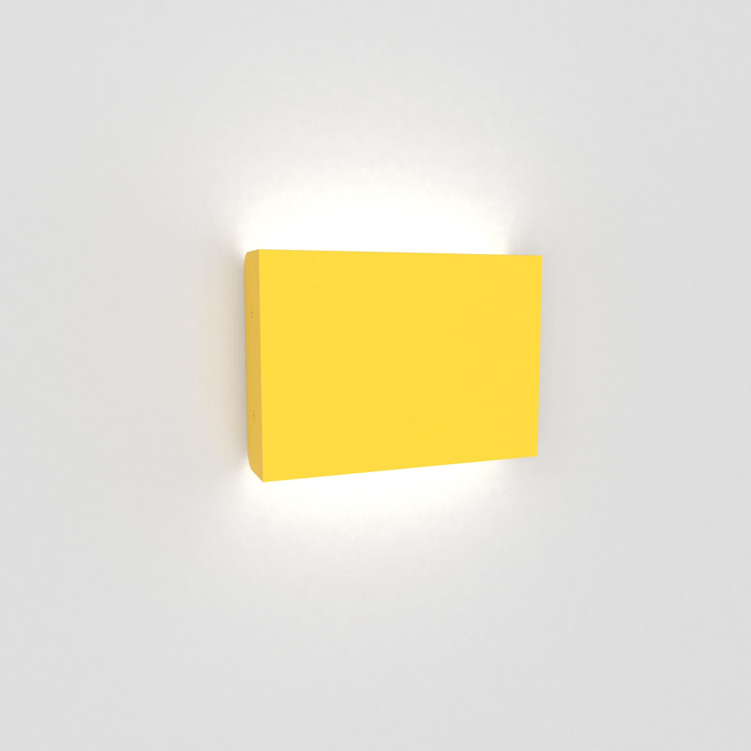 LED-WANDLEUCHTE Band S - Gelb, Metall (15.4/11/3.6cm) - Lumicom
