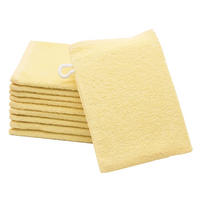 WASCHHANDSCHUH, 10er-Set, 16x21 cm, 100% Baumwolle, Gelb - Gelb, Textil (16/21cm) - Zollner