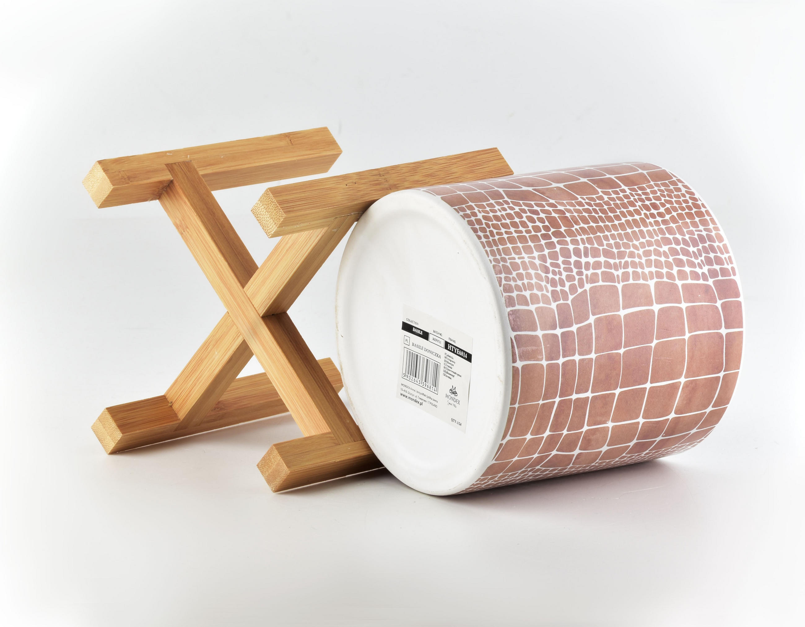 BLUMENTOPF Ava Braun 17/14/14 cm Keramik - Rotbraun, Keramik (14cm) - Mondex