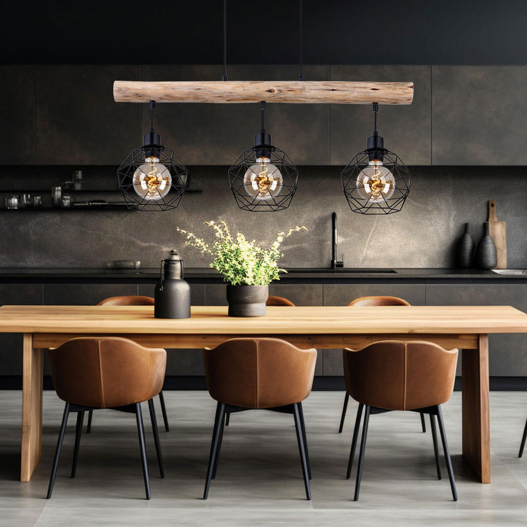 Thumbnail - Globo Lighting Led, Braun, Kunststoff, F, 18x120x76 cm, Lampen & Leuchten, LED Beleuchtung, LED-Hängeleuchten