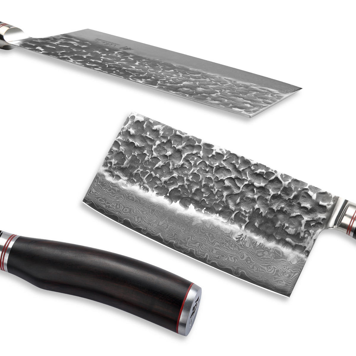 KOCHMESSER 17,5 cm - Schwarz, Holz/Metall (33cm) - Wakoli