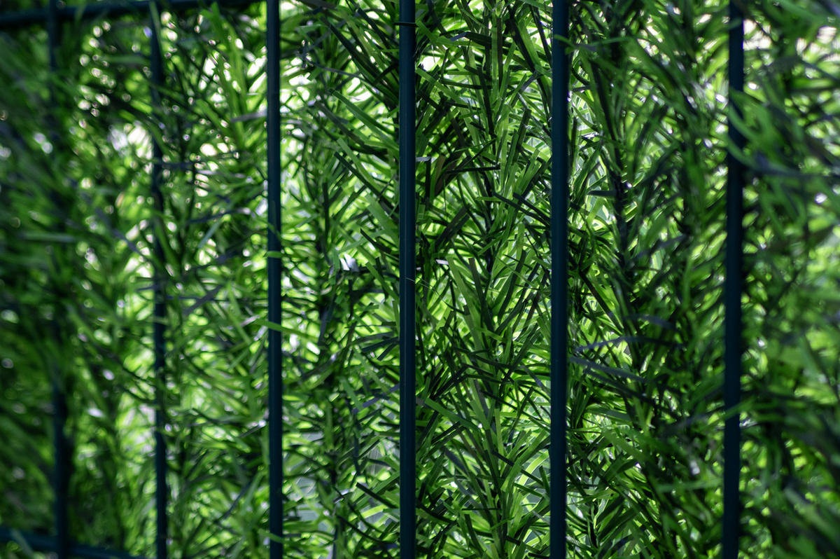 KÜNSTLICHE HECKE Pico 3m H.150cm 90 Stränge - Grün, Kunststoff (150/300cm) - Casanoov