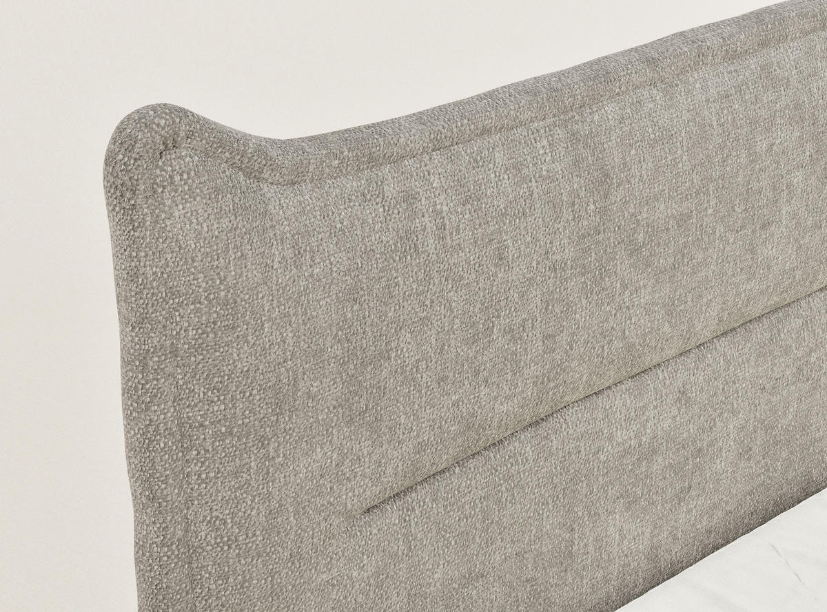 BOXSPRINGBETT Pelino 200/200 cm, in Braun, Bettkasten, Matratze, Topper - Schwarz/Braun, Holz/Holzwerkstoff (200/200cm) - Maison de Reve