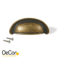 MÖBELGRIFF Marrakech, L77mm, 64mm Achsenabstand, Zamak, Bronze - Bronzefarben, Kunststoff (4/4/9cm) - EMUCA