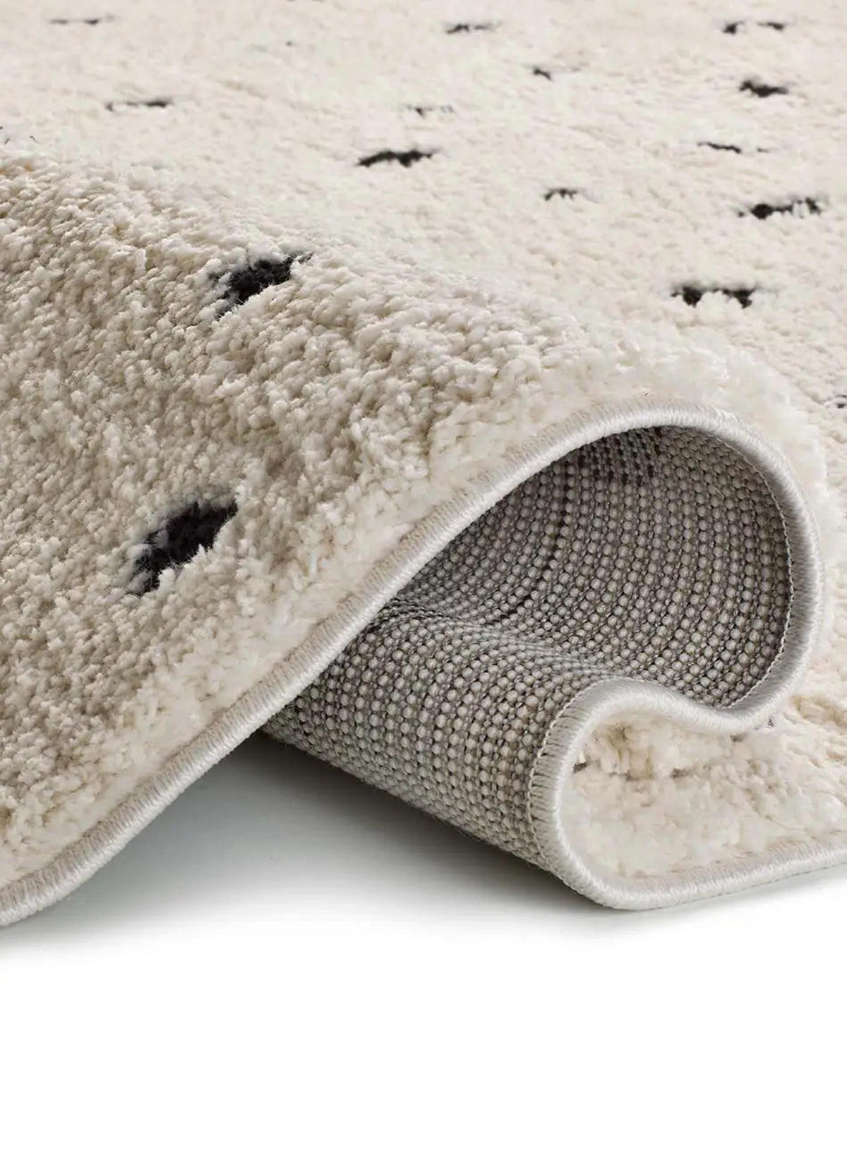 HOCHFLORTEPPICH Weiß Atesa 160/230 cm - Weiß, Naturmaterialien/Textil (160/230cm) - Atticgo