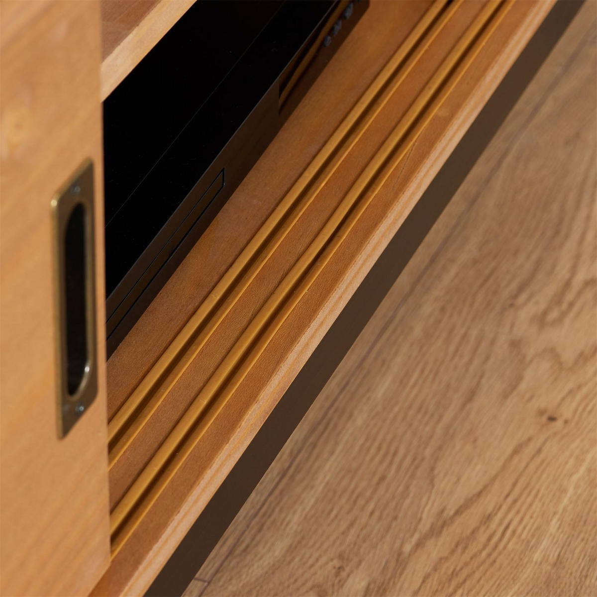 LOWBOARD SELMA - Hellbraun, Holz (145/47/47cm) - IDIMEX