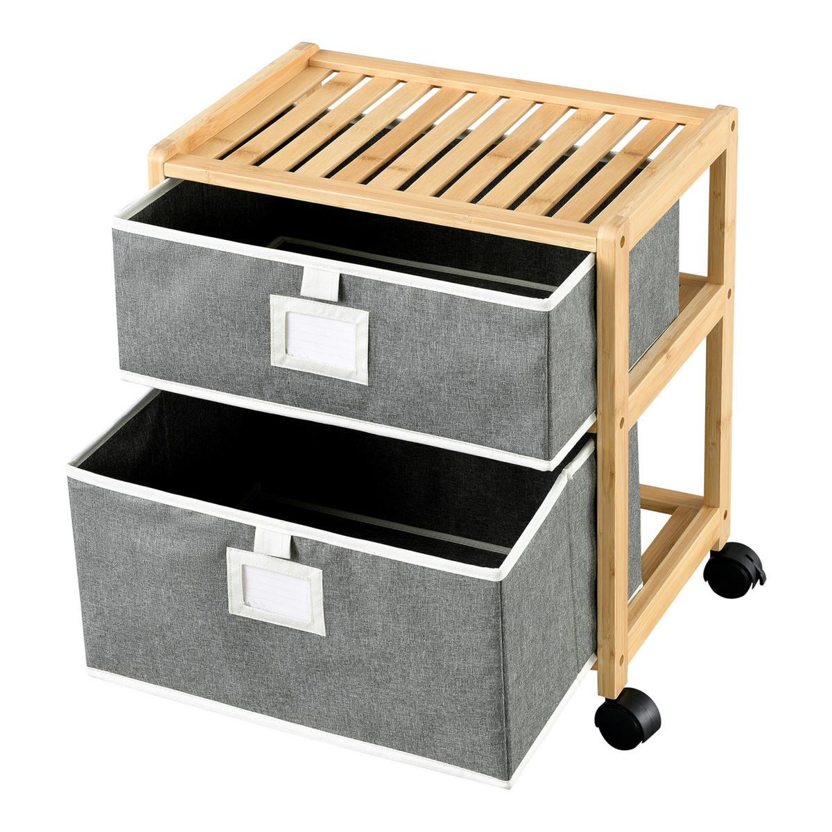 BEISTELLTISCH Noorliit - Braun, Naturmaterialien (29/41/47cm) - [en.casa]