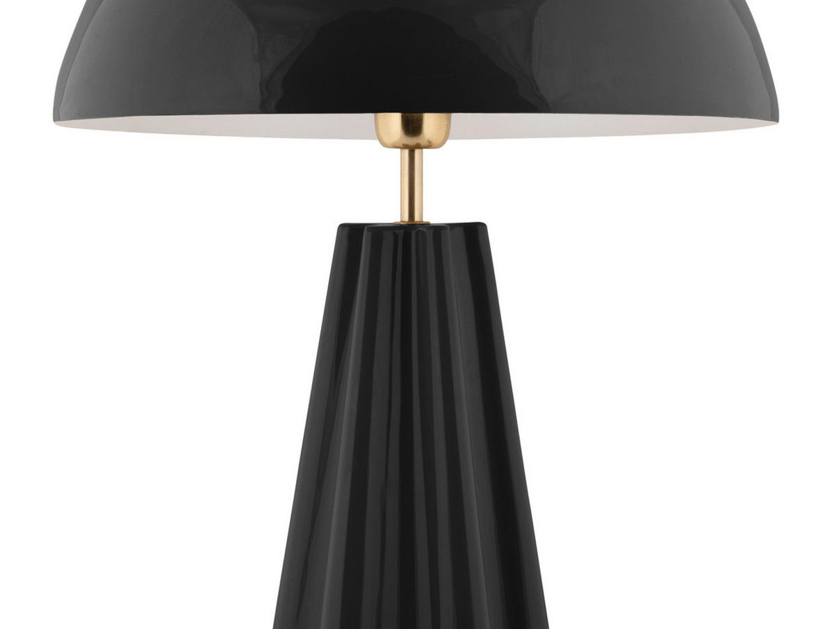 TISCHLAMPE Amplio 40/40/55 cm - Schwarz, Metall (40/40/55cm) - Leitmotiv
