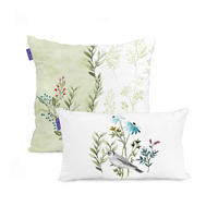 KISSENBEZUG vernazza 50x50 + 50x30 cm mehrfarbig - Multicolor, Textil (50/50cm) - Happy Friday