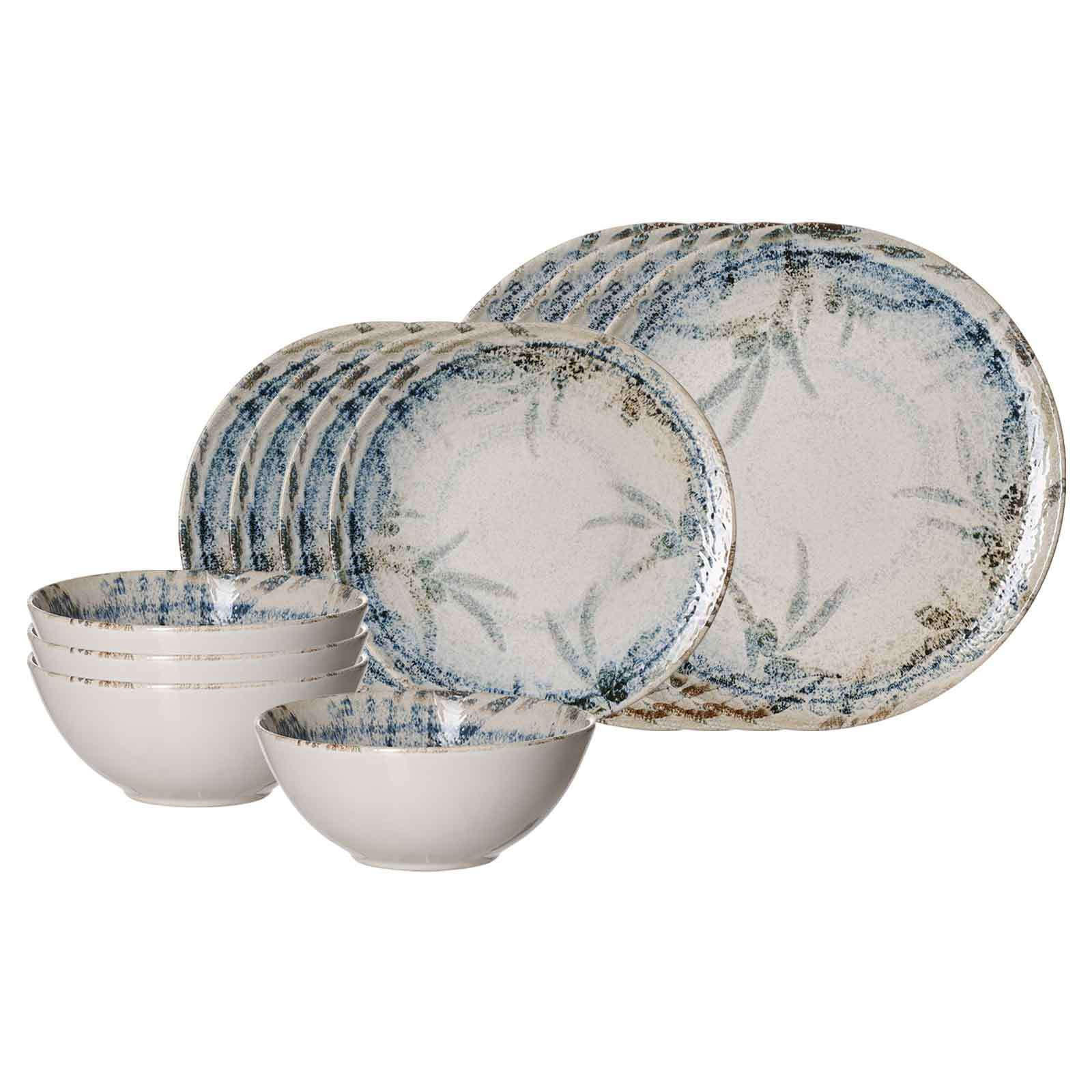 BASIC-SET Todi blau 12er Set - Blau, Keramik (2/2/2cm) - Ritzenhoff Breker