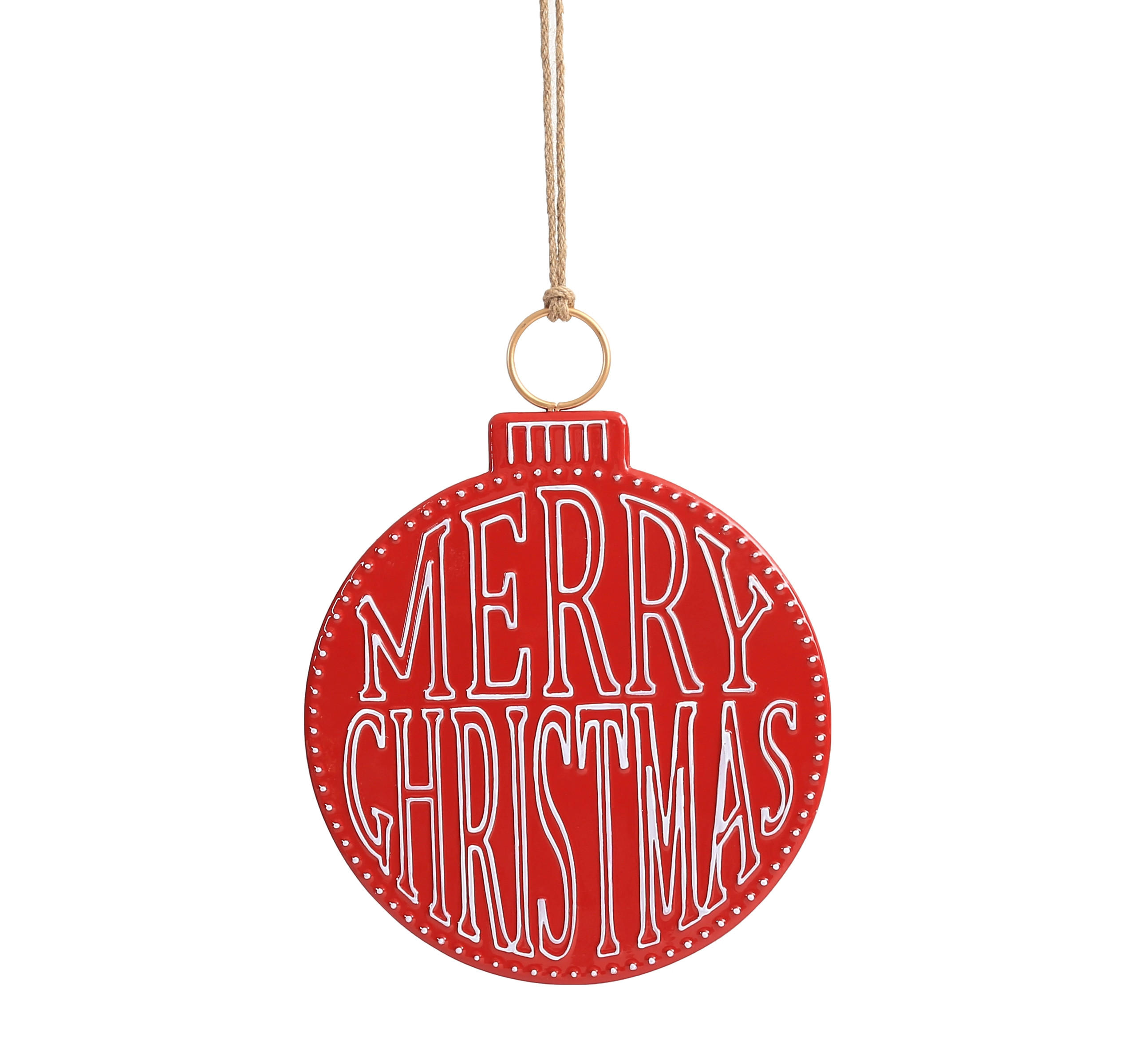 WEIHNACHTSDEKORATION SANTA LILA - Rot, Metall (2/37/30cm) - Mondex