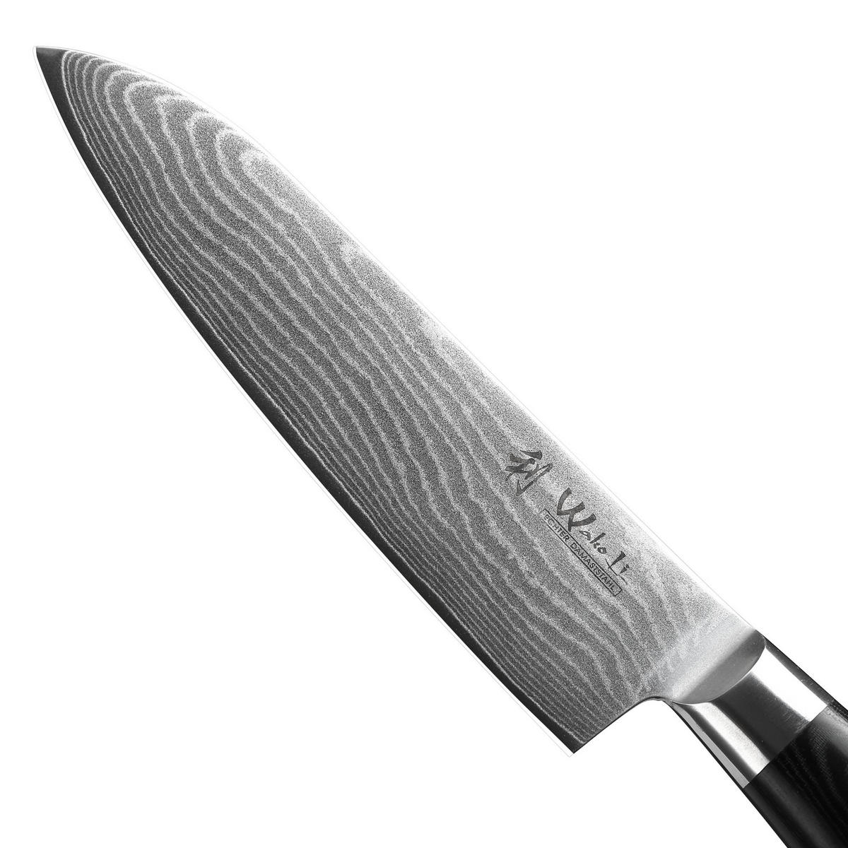 MESSERSET 3-tlg. 8–17 cm - Schwarz, Metall - Wakoli