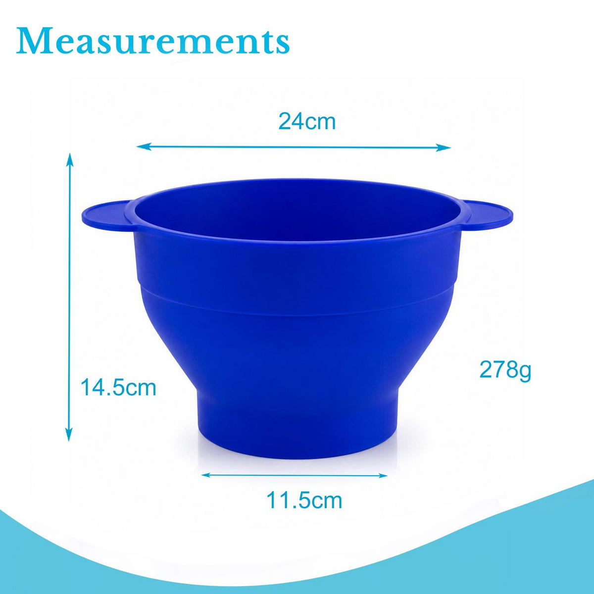 POPCORN MAKER - Blau, Kunststoff (20/6/24cm) - Intirilife