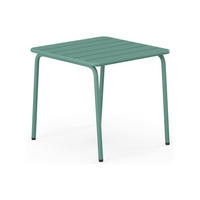 GARTEN-BEISTELLTISCH quadratisch - Metall - Mandelgrün - MIRMANDE von MYLIA - Grün, Metall (45/45/41.5cm) - Vente-Unique