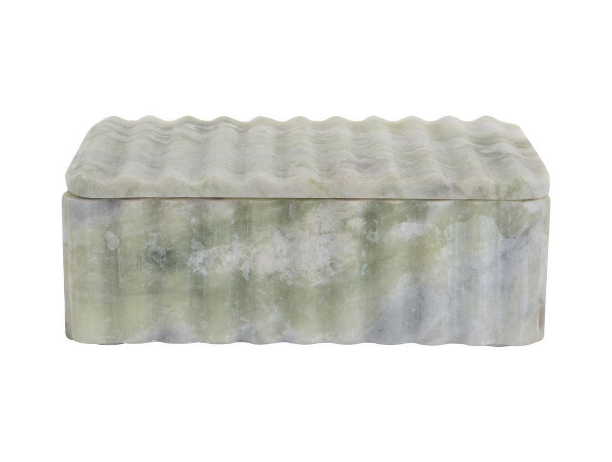 SCHALE Metde 22/13/8 cm - Grün, Naturmaterialien (8cm) - Present Time