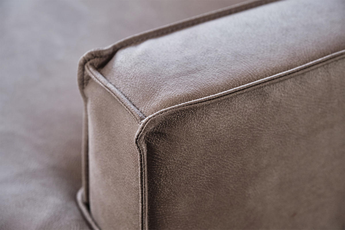 ECKSOFA VILNIUS Anthrazit Kunstleder - Anthrazit/Schwarz, Leder/Textil (286/170cm) - KAWOLA