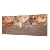 FOTOTAPETE 250x104 cm - Florale Eleganz - Pink, Textil (250/104cm) - Wallfluent