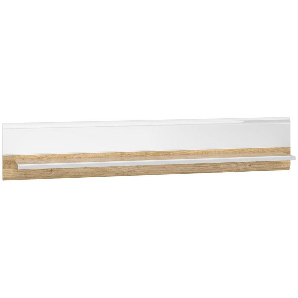 WOHNZIMMER-SET 4-TLG. Akron-131 - Weiß, Holzwerkstoff (599/196/42cm) - Lomado