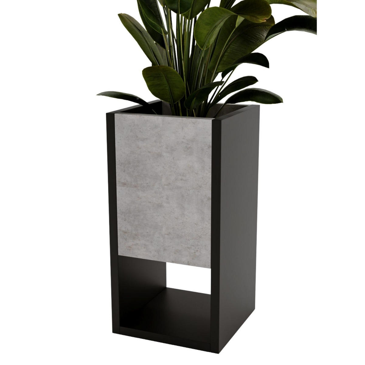 BLUMENKASTEN - Grau, Holzwerkstoff (23/45/23cm) - RAUMHIRSCH FURNITURE