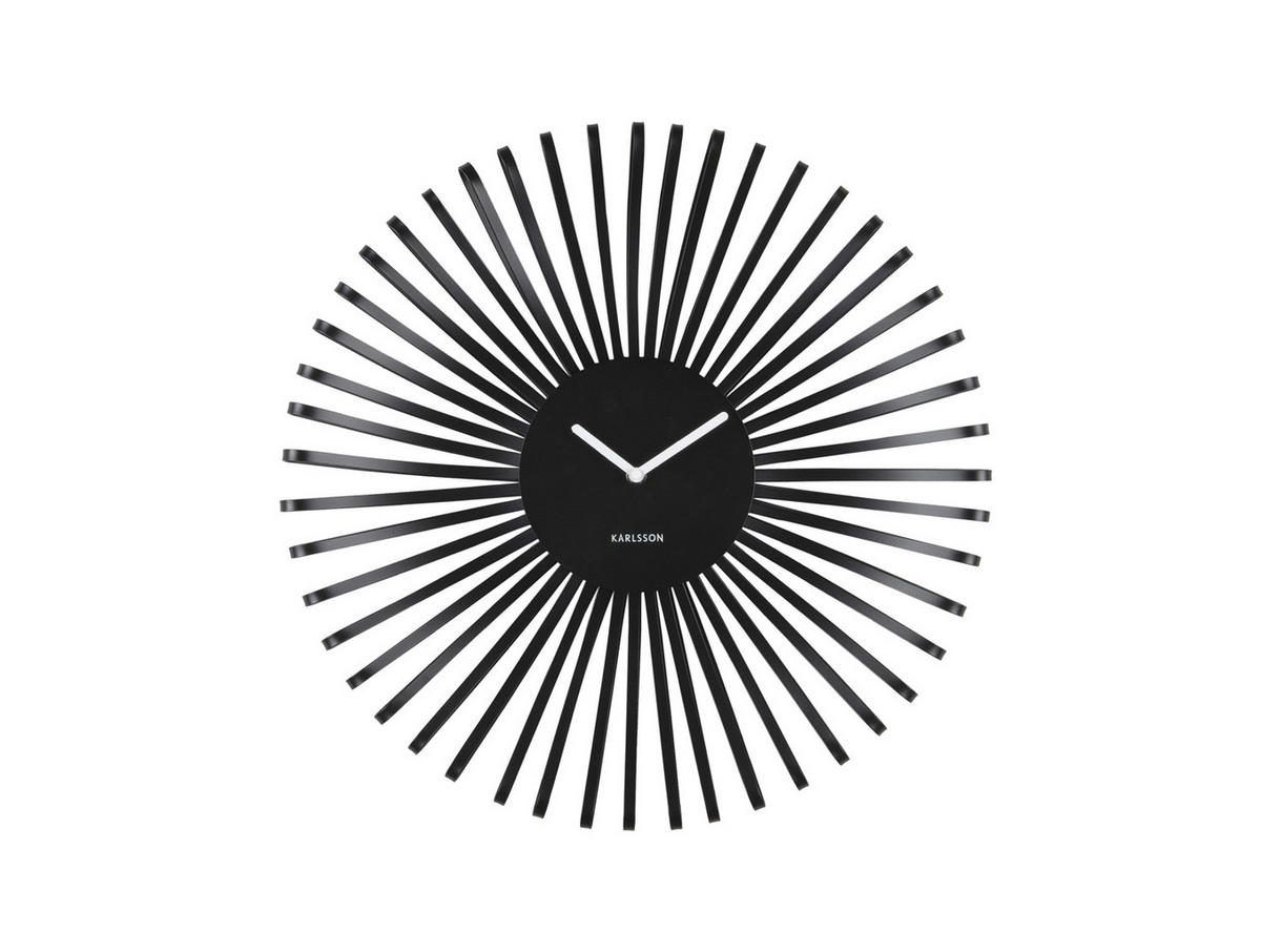 WANDUHR Polo Schwarz 48/7.8/48 cm - Schwarz, Metall (7.8/48/48cm) - Karlsson