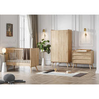 BABYZIMMER 3-teilig Holz - Braun, Holzwerkstoff (125/103/65cm) - Petits-meubles