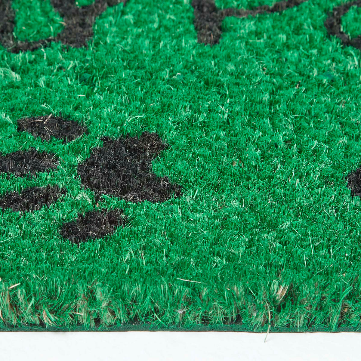 FUSSMATTE Wipe Your Paws, Kokosfaser 40/70 cm - Grün, Naturmaterialien (40/70cm) - Homescapes