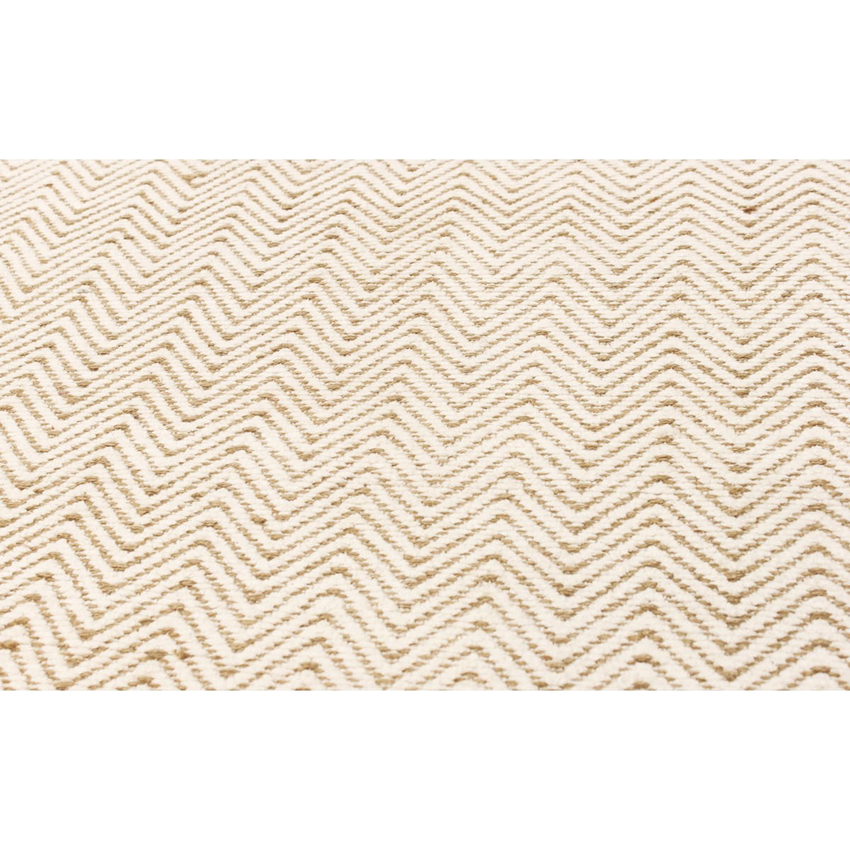 TEPPICH Rechteckiger aus Baumwollchenille und Natural Materials ARROW Beige 60 x 200 cm - Beige, Naturmaterialien (60/200cm) - Novatrend