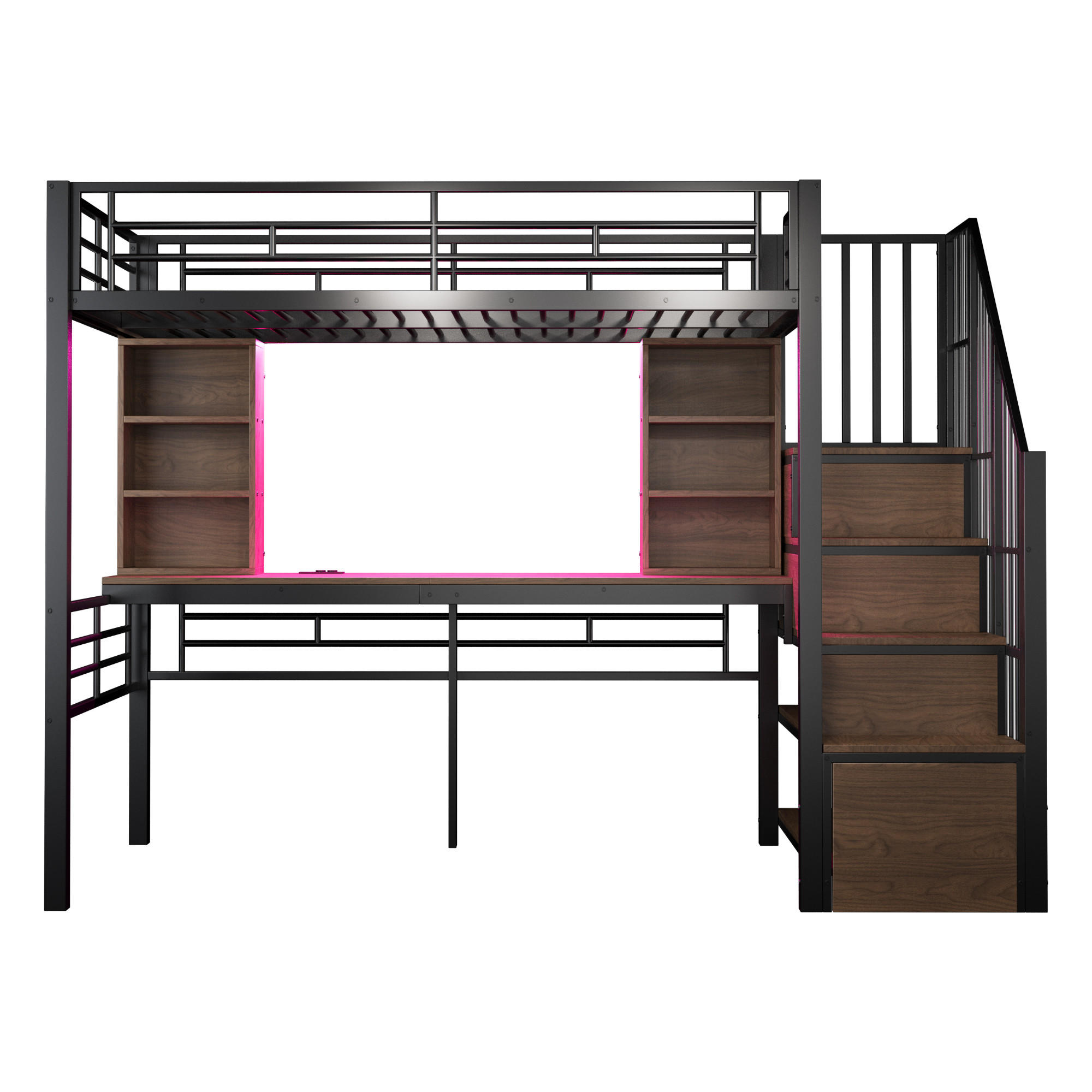 HOCHBETT Eisen 90/200 cm Schwarz - Schwarz, Holzwerkstoff/Metall - Raumix