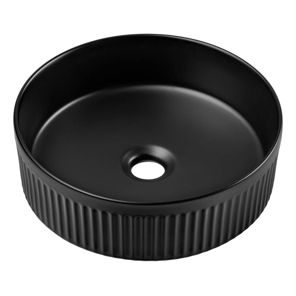 AUFSATZWASCHBECKEN 36 cm - BEYOND 2 BM291 in Schwarz/Matt - Schwarz, Keramik (36/12/36cm)