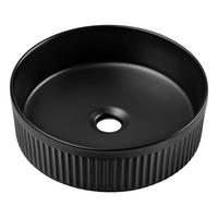 AUFSATZWASCHBECKEN 36 cm - BEYOND 2 BM291 in Schwarz/Matt - Schwarz, Keramik (36/12/36cm)