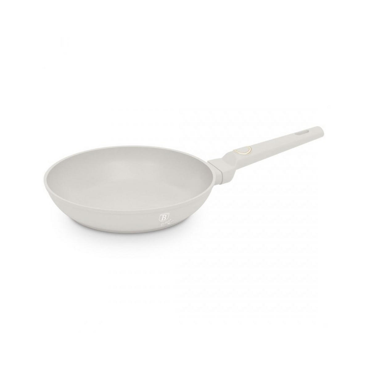 PFANNENSET Weiß 48/28/4.8 cm BH8079 - Weiß, Metall - Berlinger Haus