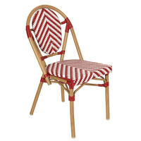 GARTENSTUHL, Rot - Rot, Metall (55/89/46cm) - Oviala