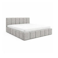 POLSTERBETT NUBO Slim 160x200 cm mit Bettkasten (Perfect Harmony 80) - Hellgrau, Holz (200/160cm) - Dekori_Interiors