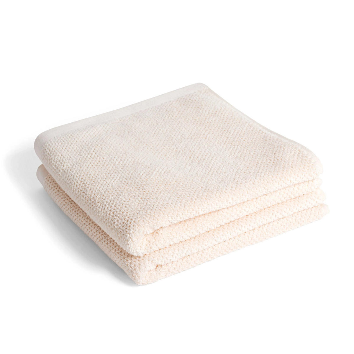 HANDTUCH 2er Set Spa Creme - Creme, Textil (50/100cm) - Herzbach Home