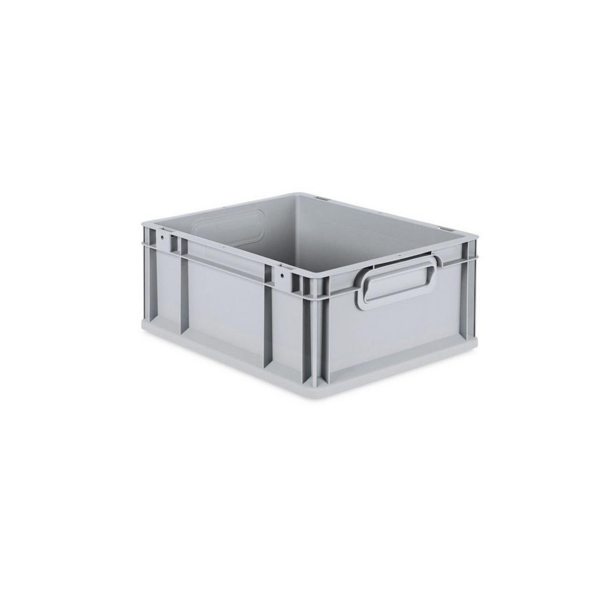 EUROBOX 5x Nextgen Economy Mit Auflagedeckel Grau/Blau Griffe Geschlossen 16 Liter - Blau, Kunststoff (30/17/40cm) - PROREGAL