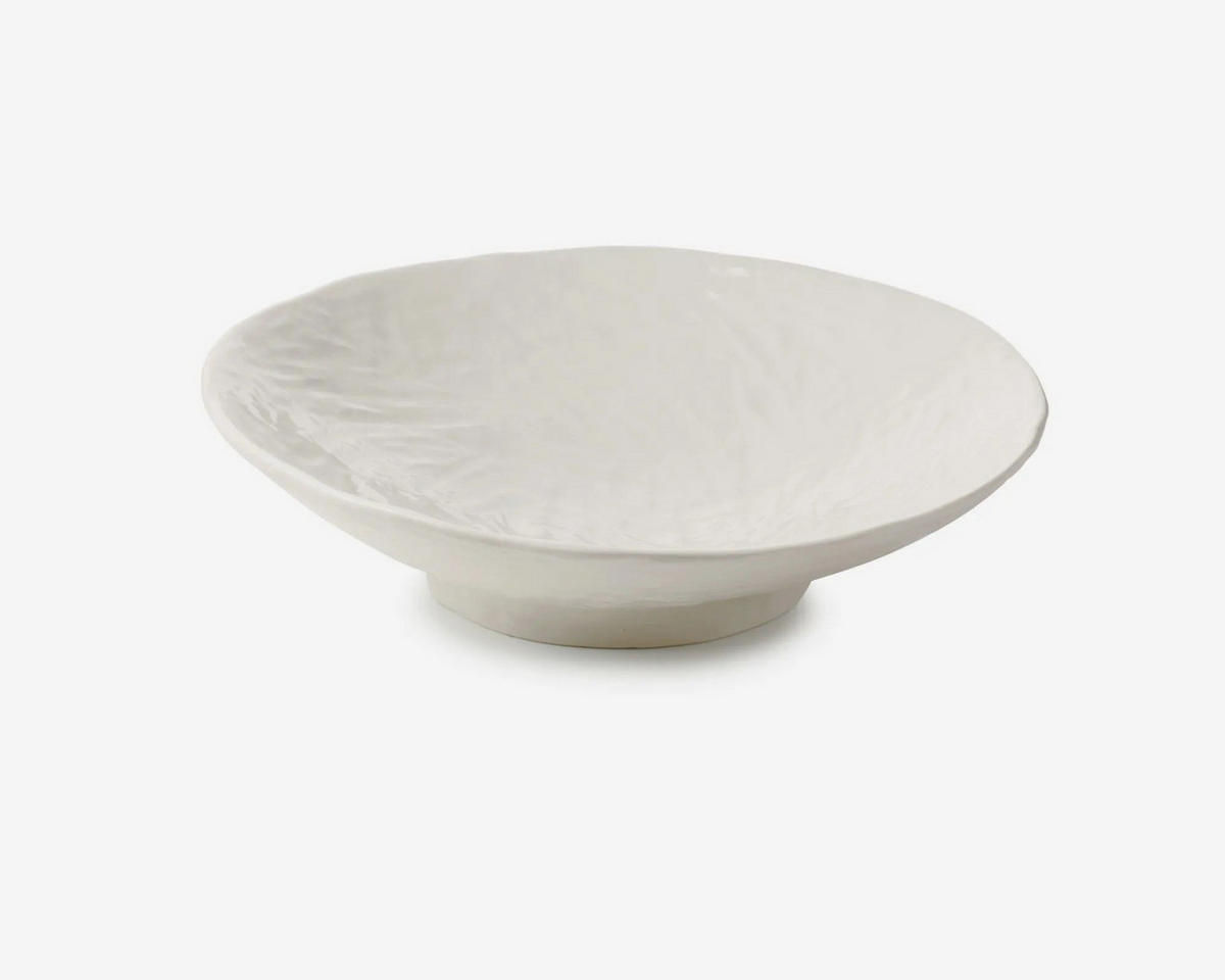 COUPTELLER YLI 26,5 CM Alabaster Weiss - Weiß, Keramik (27cm) - Revol Porcelaine France