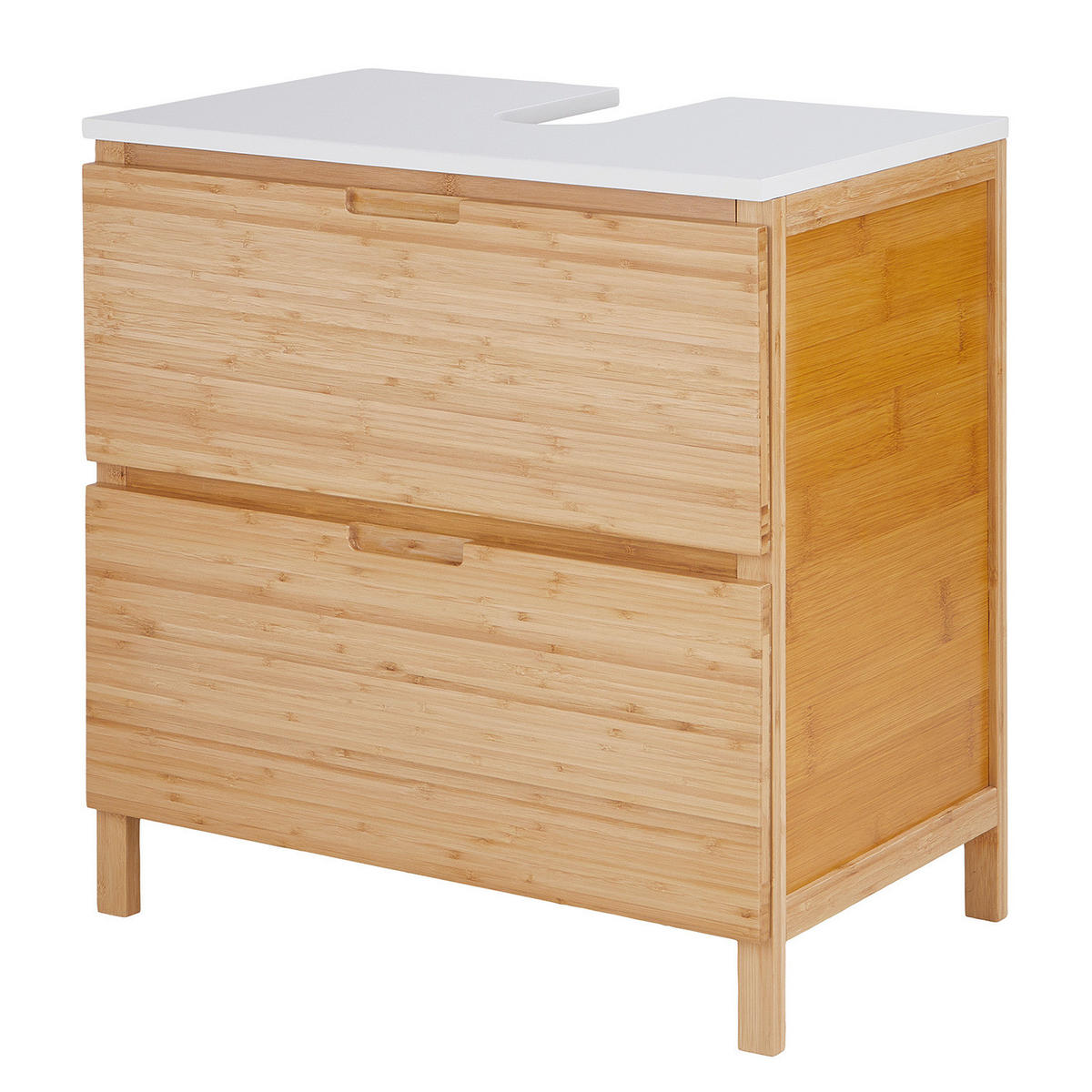 WASCHBECKENUNTERSCHRANK White Sands - Braun/Weiß, Holz (60/62/39cm) - BUTLERS