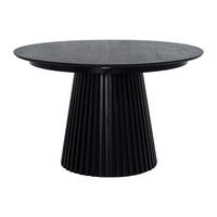 ESSTISCH - 4 Personen, 6 Personen, 8 Personen - holz - schwarz Carmiza - Schwarz, Holz (120/200/75cm) - Vente-Unique