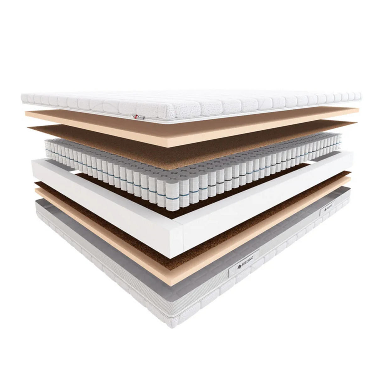 TASCHENMATRATZE Pasodoble im Tencel-Bezug - Weiß, Textil (100/200cm) - Hilding