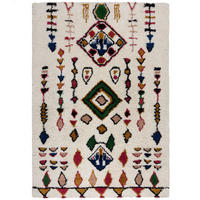 TEPPICH Berber-Stil handgetuftet aus reiner Wolle, Shaggy Multicolor Rechteckig 200x290 - Multicolor, Textil (200/290cm) - KADIMA DESIGN