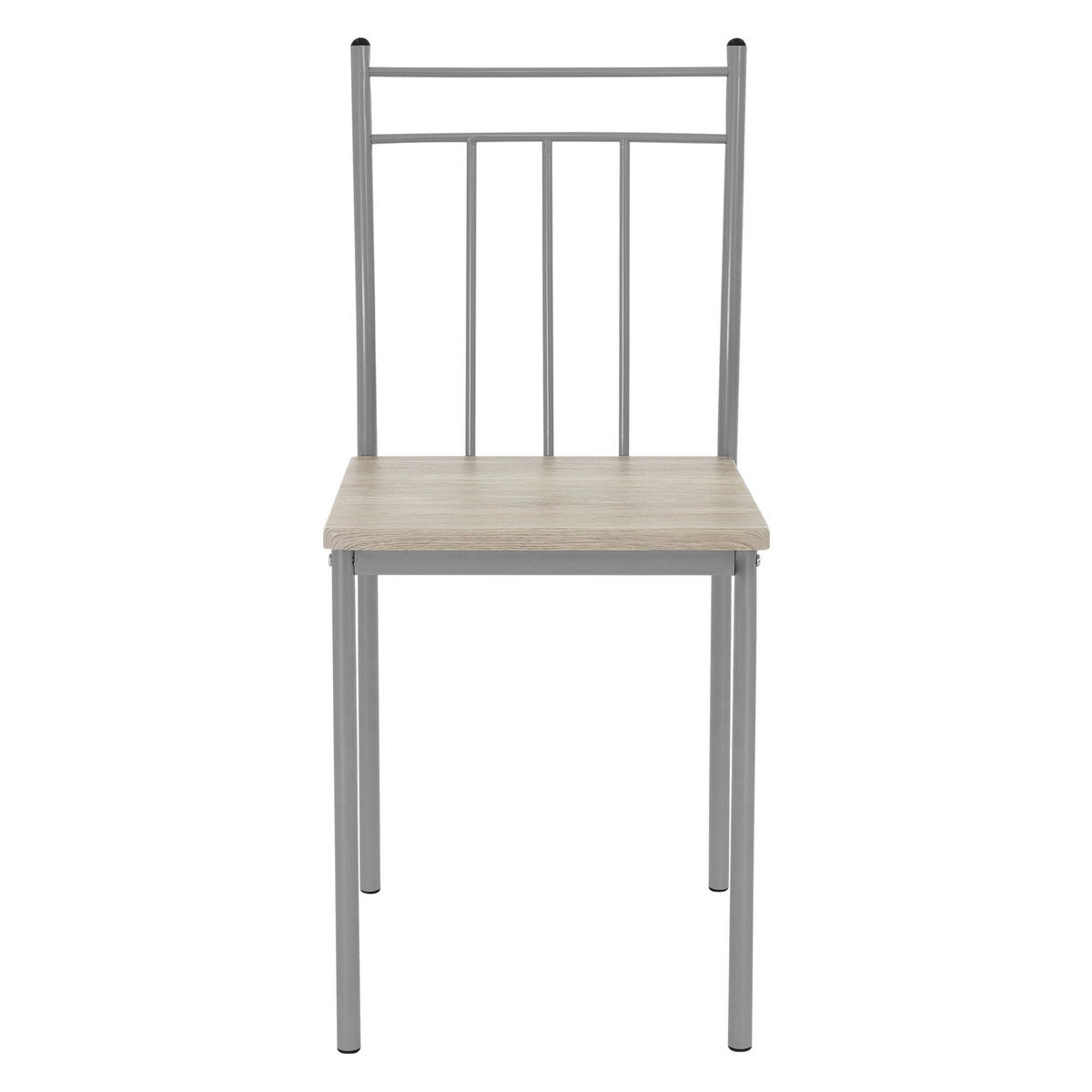 ESSTISCH Set Eiche hell - Beige, Metall (70/82.5/110cm) - ML-DESIGN