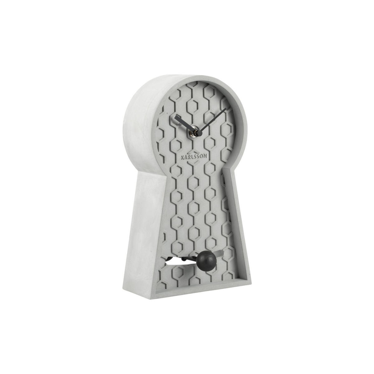 TISCHUHR Honeycomb Grau 25/14/25 cm - Hellgrau, Stein (14/25/25cm) - Karlsson