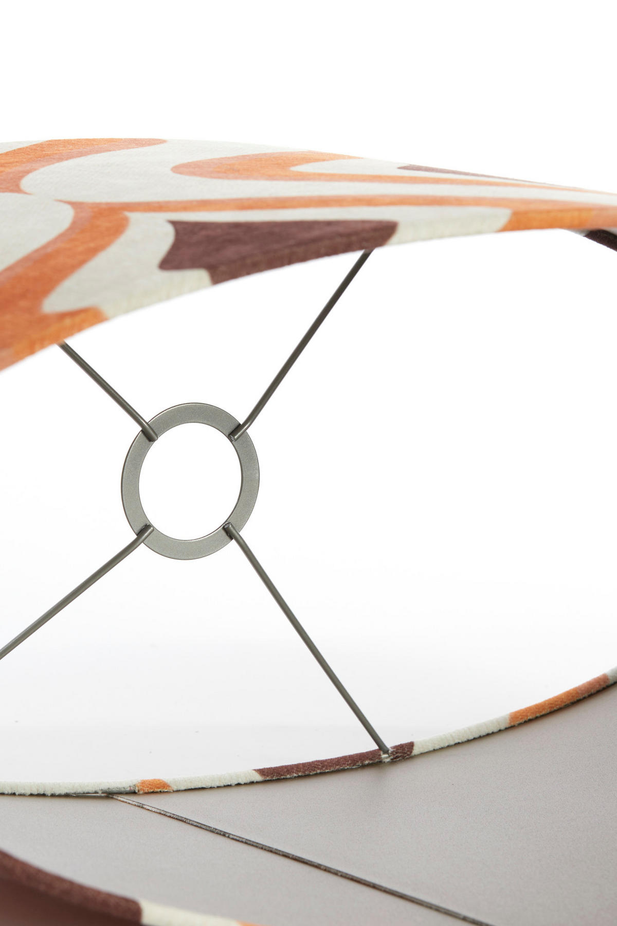 LAMPENSCHIRM Keks Braun 58/24/32 cm - Braun, Textil (58/24/32cm) - Light & Living