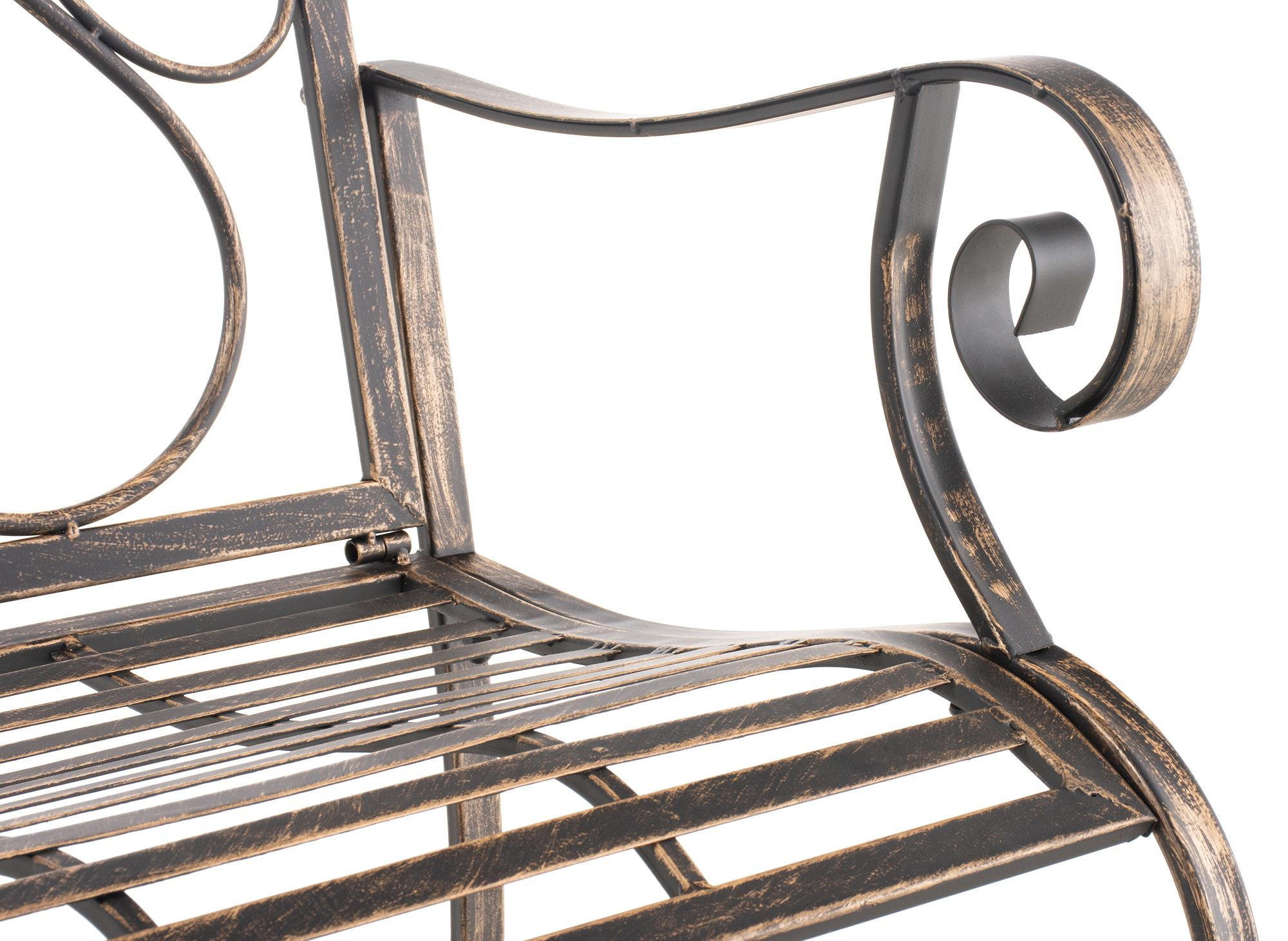 Thumbnail - CLP Gartenstuhl, Bronze, Metall, 62x94x53 cm, Gartenmöbel, Gartenstühle, Gartenstühle