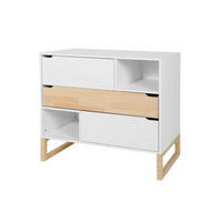 DJEČJA KOMODA Juliette Bijelo i drvo - bijela, drvni materijal (100/91.5/50cm) - Petits-meubles