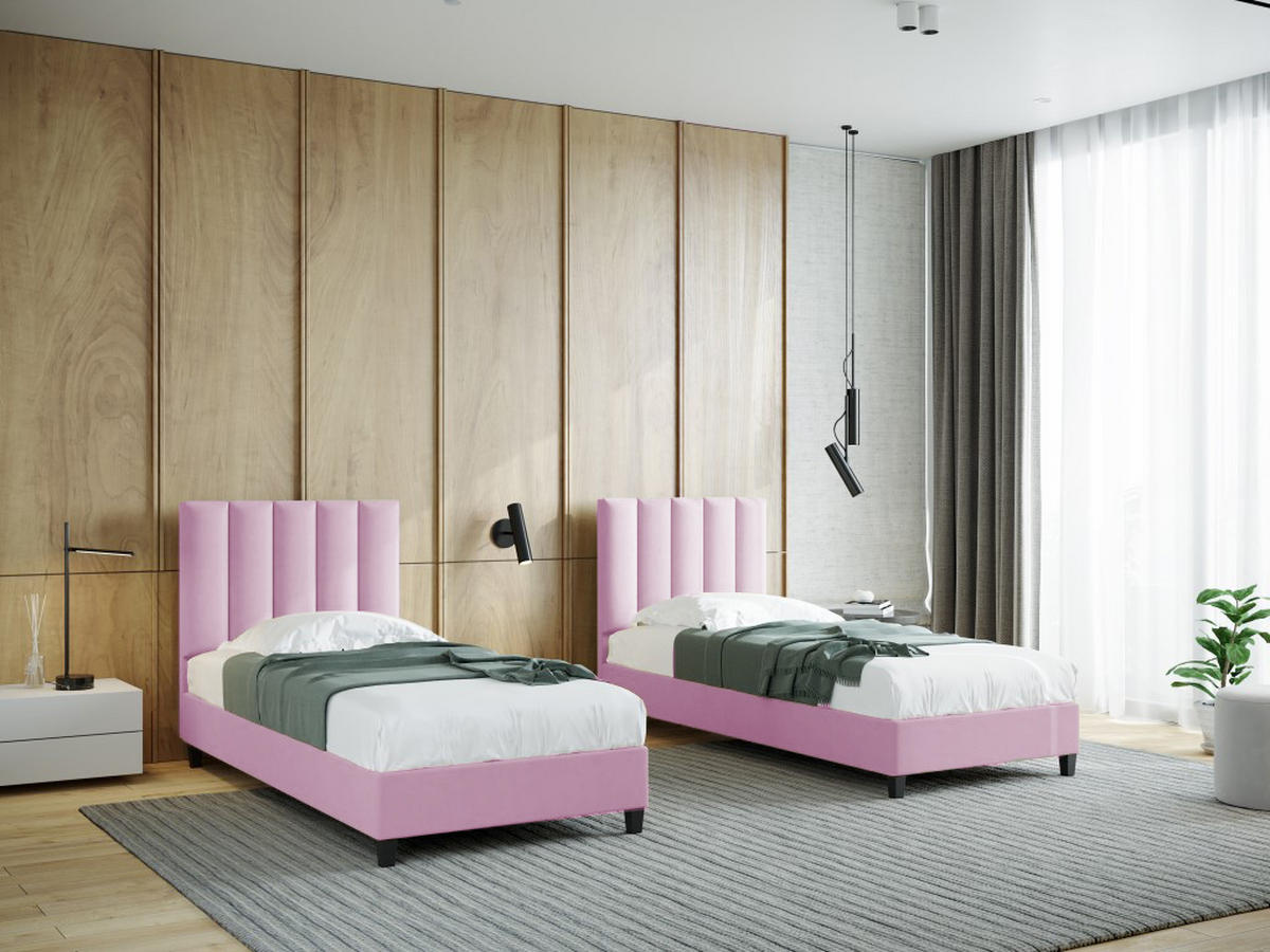 BOXBETT Kongo 80x200 cm, Kinderbett, rosa - Rosa, Holz/Kunststoff (80/200cm) - Margaret Hadas24