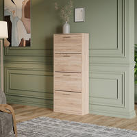 SCHUHKIPPER Gizmo Sonoma 59 x 137 cm mit 4 Fächern - Sonoma Eiche, Holzwerkstoff (59/137/22cm) - Vicco