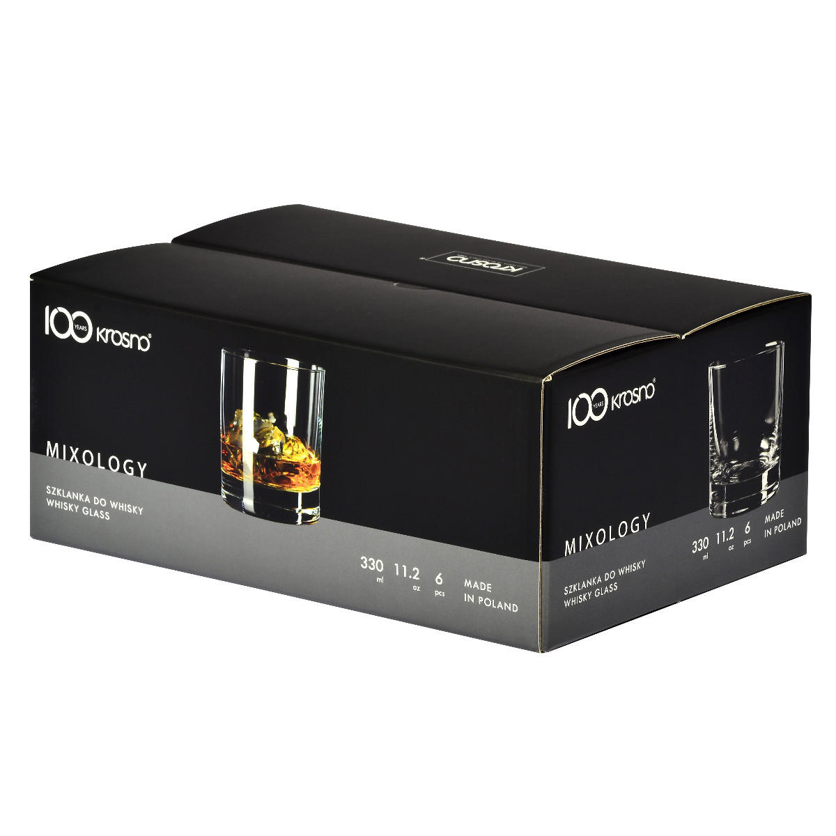 WHISKYGLÄSER 6er-Set 330 ML - Transparent, Glas (0.33L) - Krosno Glass