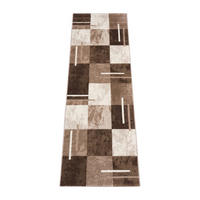 KURZFLORTEPPICH 80/300 cm Diamond 663 - Braun, Textil (80/300cm) - Paco Home